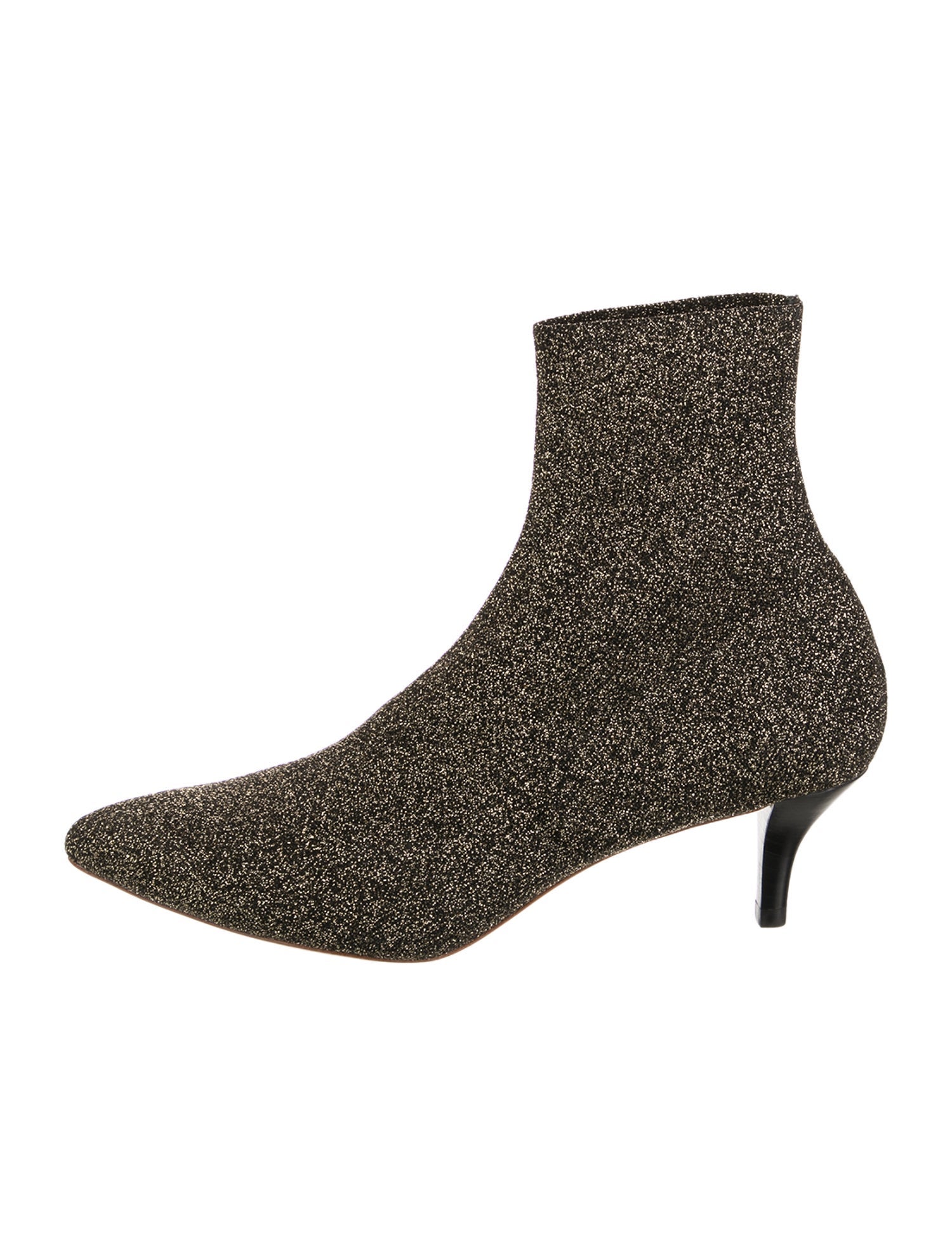 Loeffler Randall Glitter Accents Sock Boots