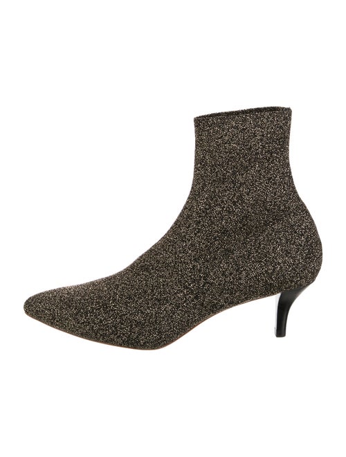 Loeffler Randall Glitter Accents Sock Boots