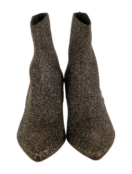 Loeffler Randall Glitter Accents Sock Boots