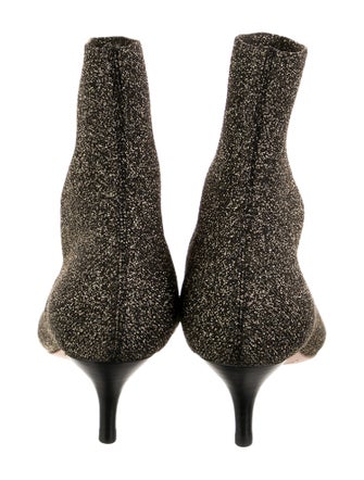 Loeffler Randall Glitter Accents Sock Boots