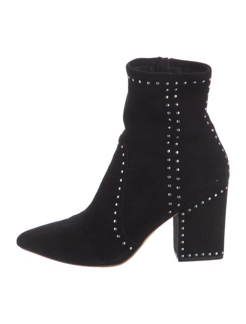 Loeffler Randall Suede Studded Accents Boots