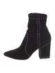 Loeffler Randall Suede Studded Accents Boots