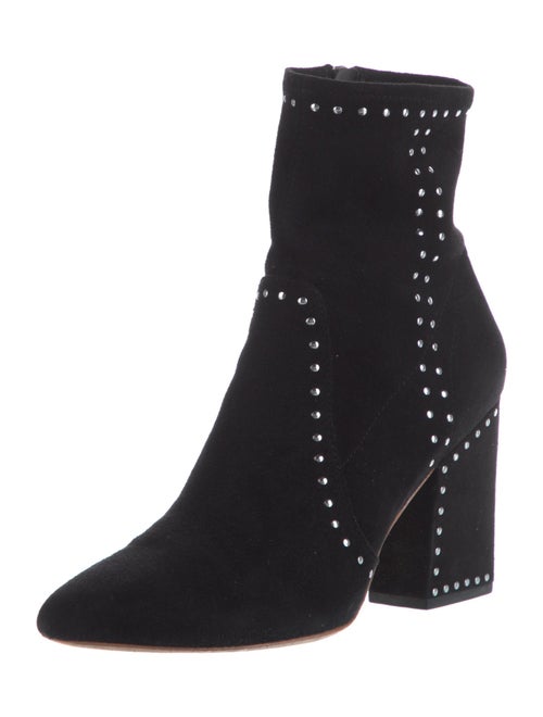 Loeffler Randall Suede Studded Accents Boots