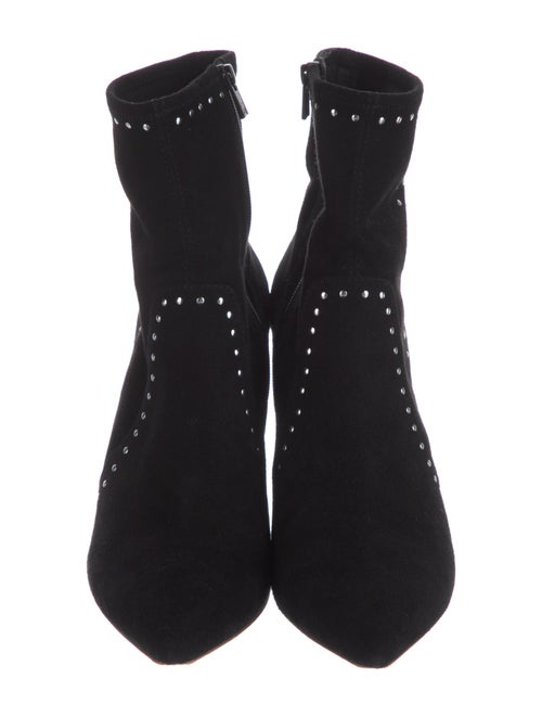 Loeffler Randall Suede Studded Accents Boots