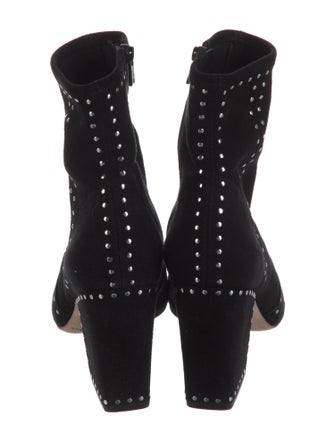 Loeffler Randall Suede Studded Accents Boots