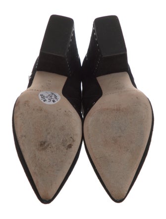 Loeffler Randall Suede Studded Accents Boots