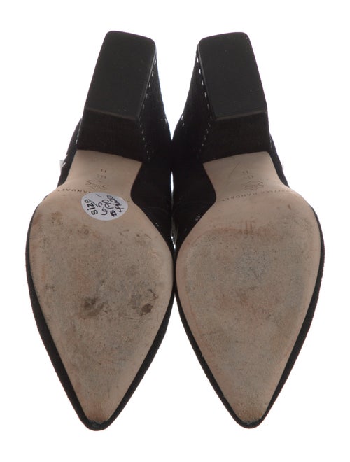 Loeffler Randall Suede Studded Accents Boots