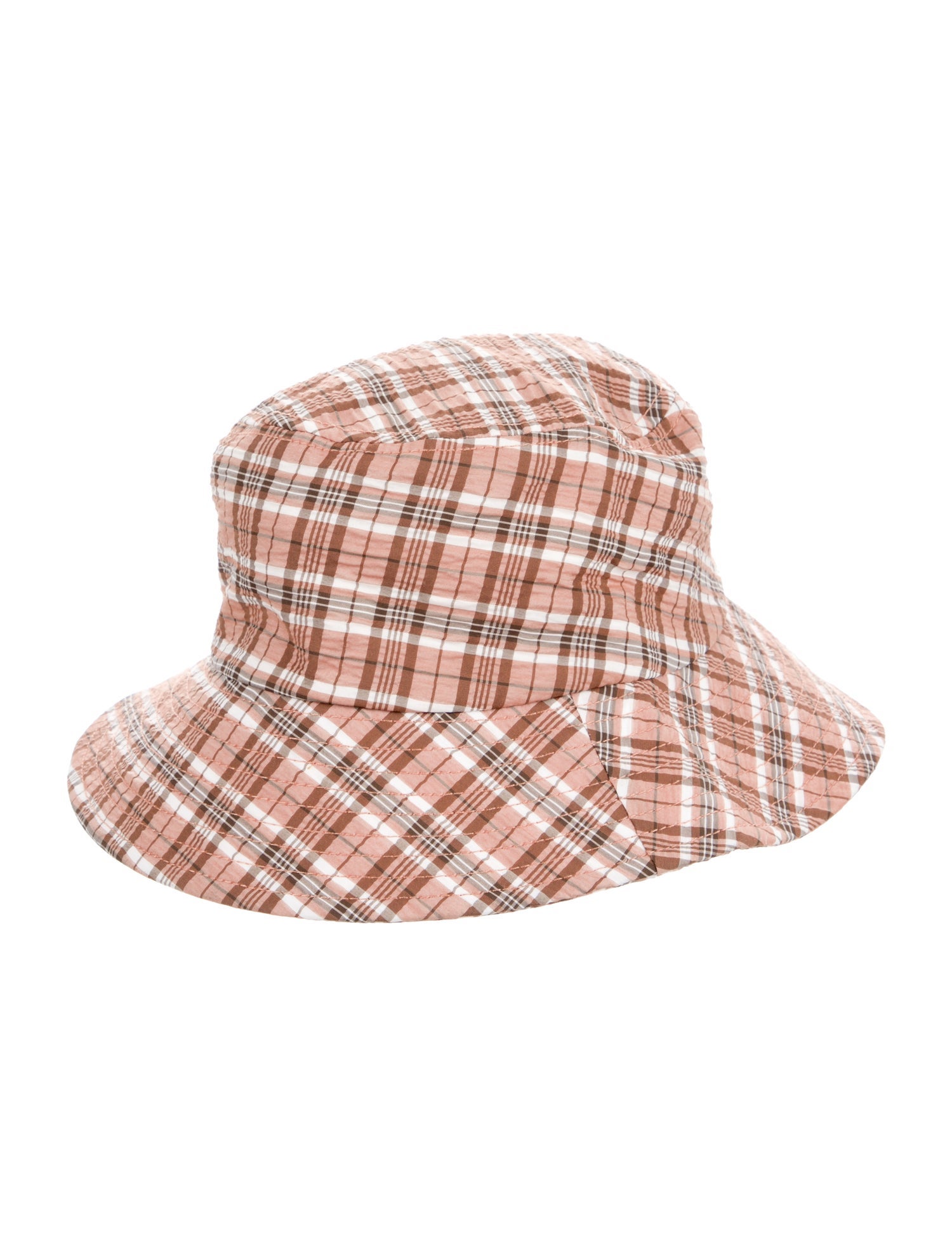 Loeffler Randall Plaid Bucket Hat w/ Tags