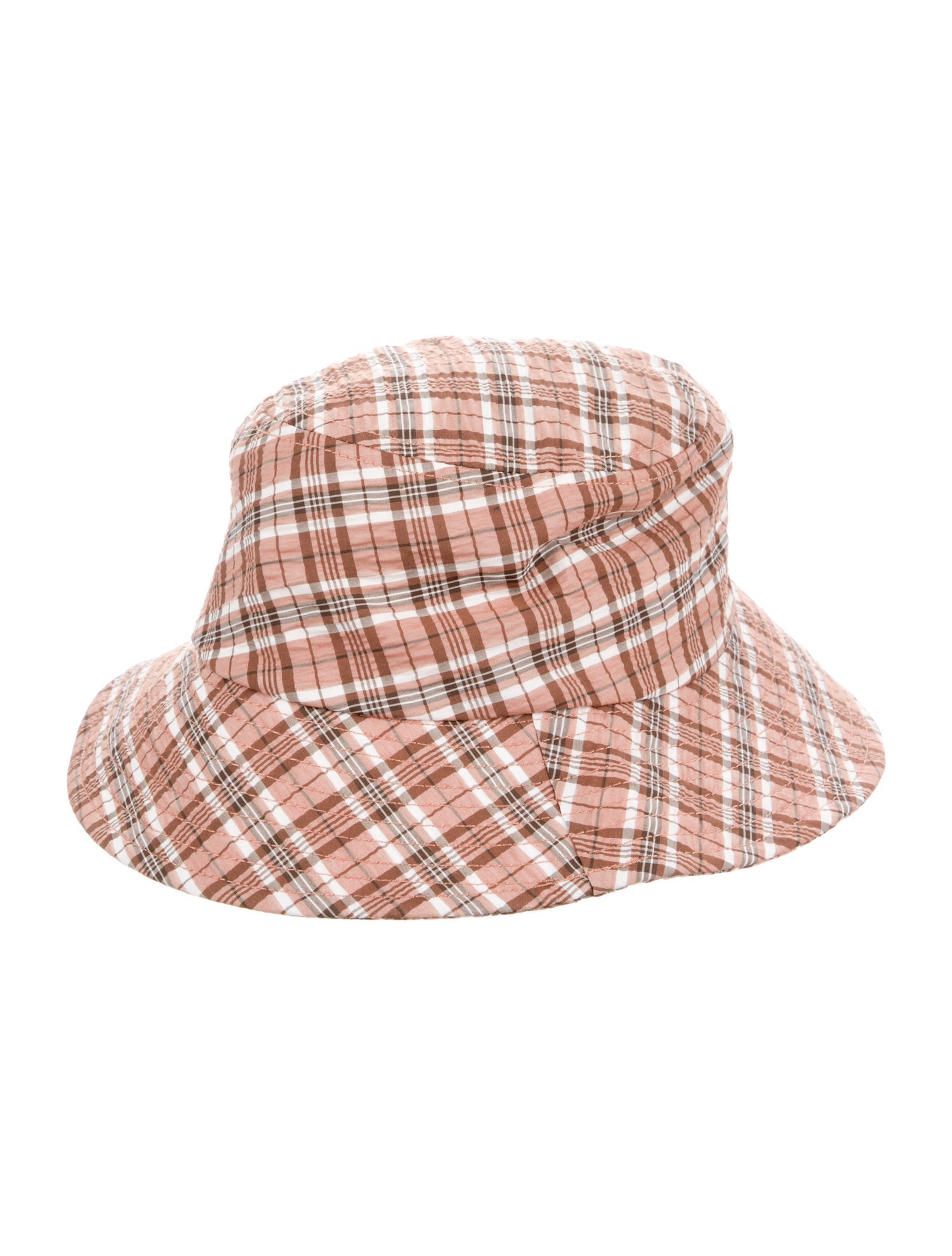 Loeffler Randall Plaid Bucket Hat w/ Tags