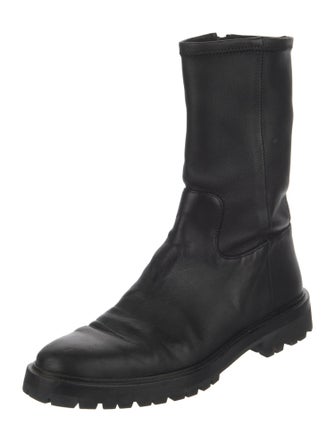 Loeffler Randall Leather Sock Boots