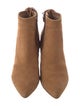 Loeffler Randall Suede Fringe Trim Accent Boots