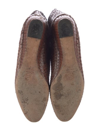 Loeffler Randall Leather Animal Print Riding Boots