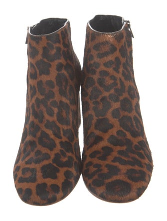Loeffler Randall Ponyhair Animal Print Boots