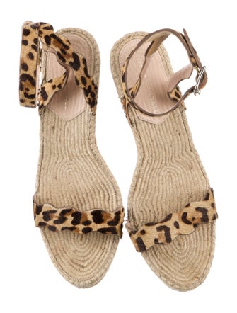 Loeffler Randall Ponyhair Animal Print Espadrilles