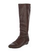 Loeffler Randall Embossed Leather Riding Boots