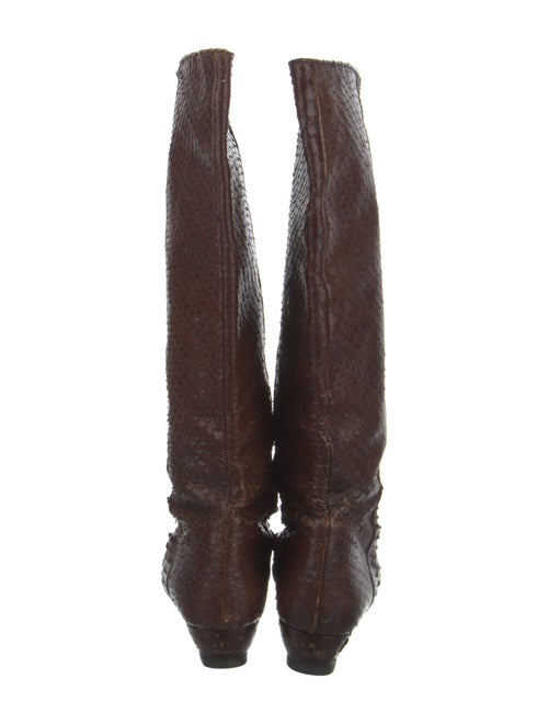 Loeffler Randall Embossed Leather Riding Boots