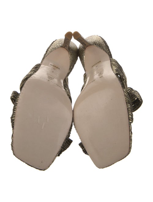 Loeffler Randall Satin Pleated Accents Slides