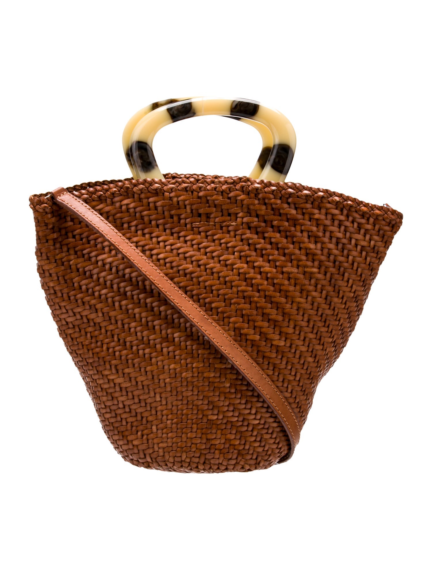 Loeffler Randall Leather Top Handle Bag