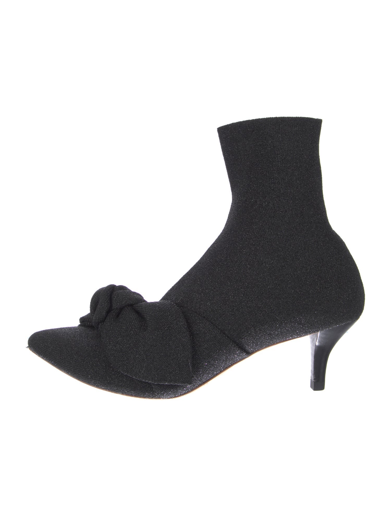 Loeffler Randall Glitter Accents Sock Boots