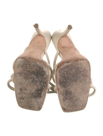 Loeffler Randall Leather Bow Accents Slides