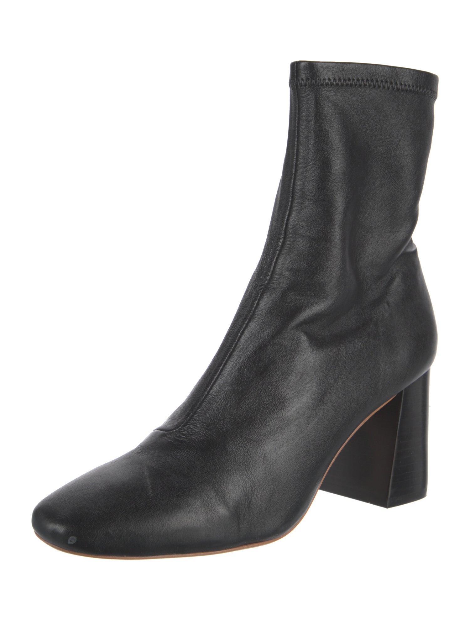 Loeffler Randall Leather Sock Boots