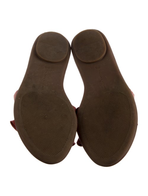 Loeffler Randall Suede Ruffle Embellishment Slides