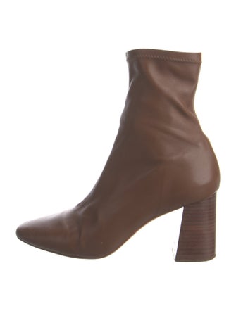 Loeffler Randall Leather Sock Boots