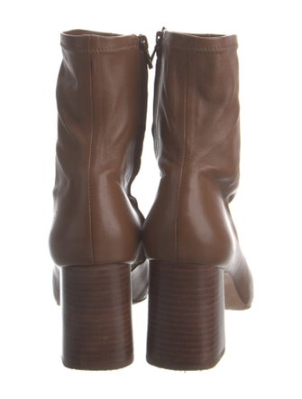 Loeffler Randall Leather Sock Boots