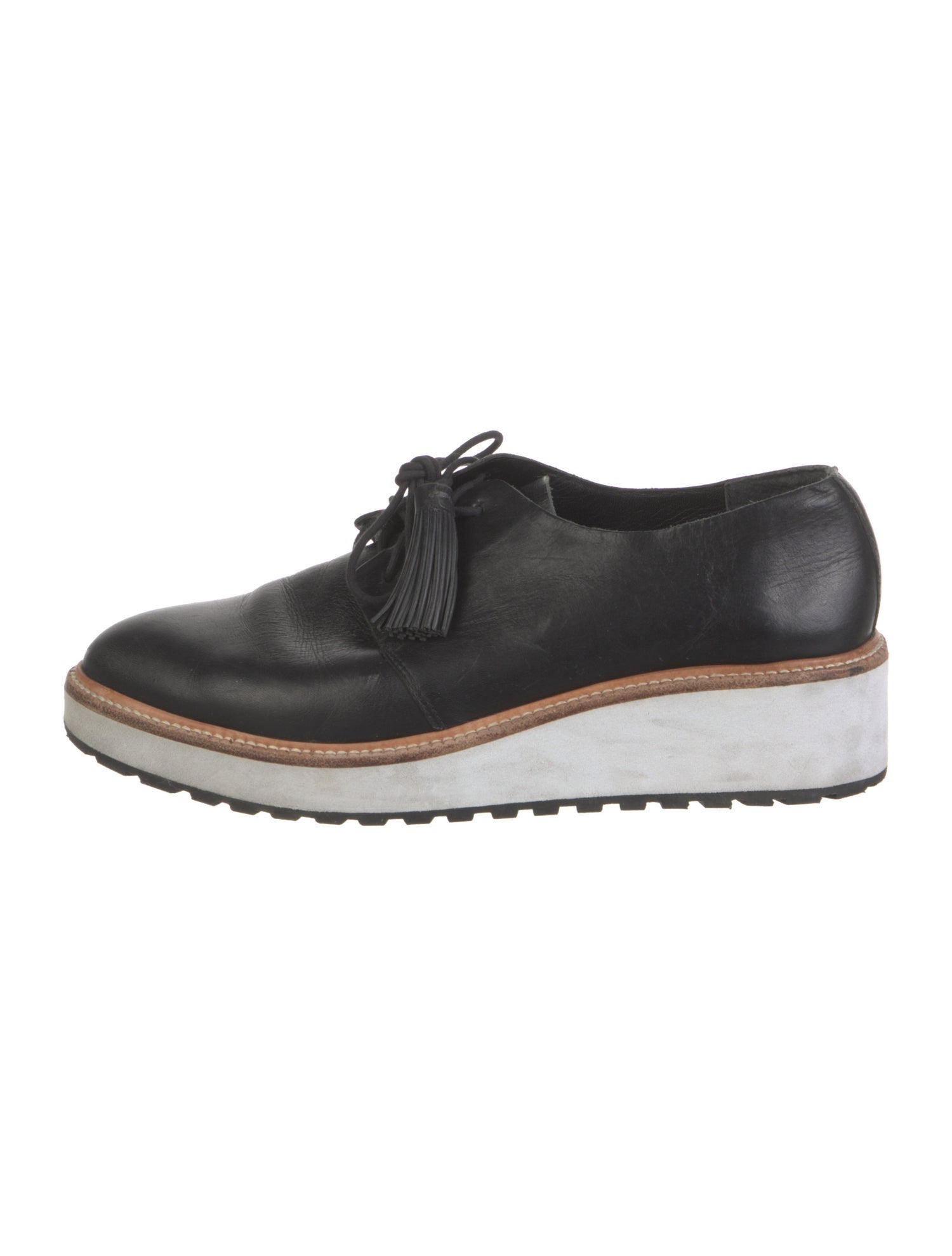 Loeffler Randall Leather Tassel Accents Oxfords
