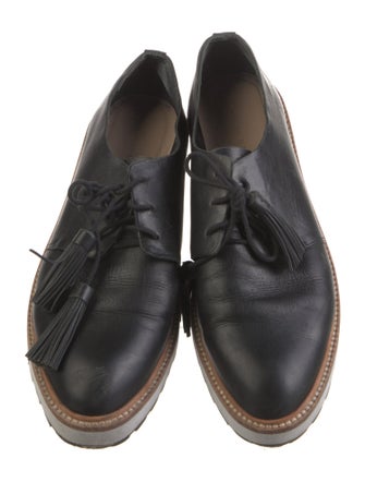 Loeffler Randall Leather Tassel Accents Oxfords