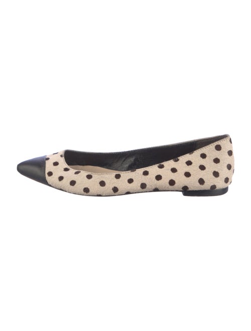 Loeffler Randall Ponyhair Polka Dot Print Ballet Flats
