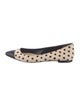 Loeffler Randall Ponyhair Polka Dot Print Ballet Flats