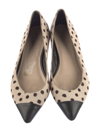 Loeffler Randall Ponyhair Polka Dot Print Ballet Flats