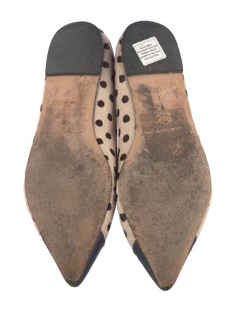 Loeffler Randall Ponyhair Polka Dot Print Ballet Flats