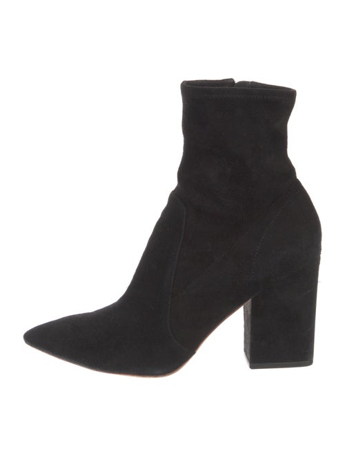 Loeffler Randall Suede Sock Boots