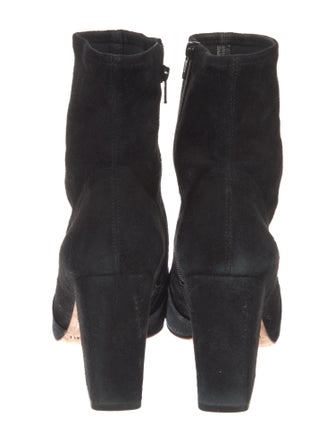 Loeffler Randall Suede Sock Boots
