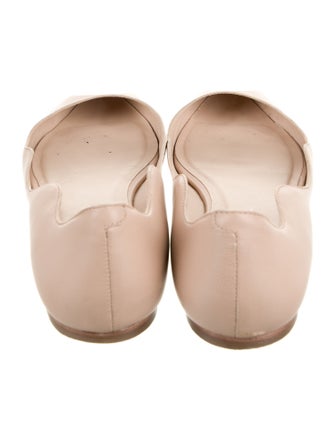 Loeffler Randall Leather Scalloped Accent Flats