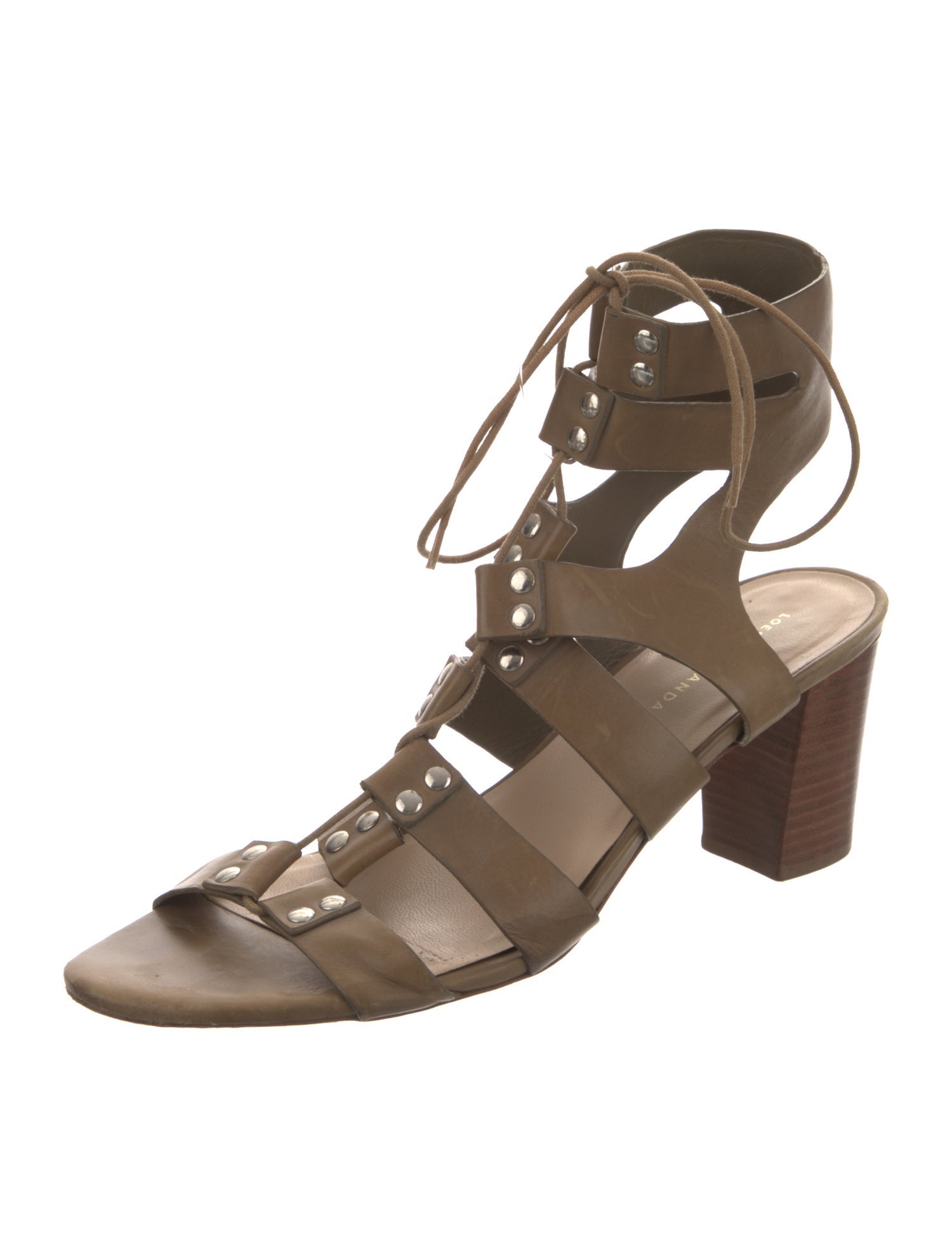 Loeffler Randall Leather Gladiator Sandals