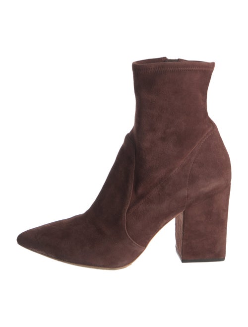 Loeffler Randall Suede Sock Boots