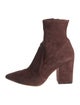 Loeffler Randall Suede Sock Boots