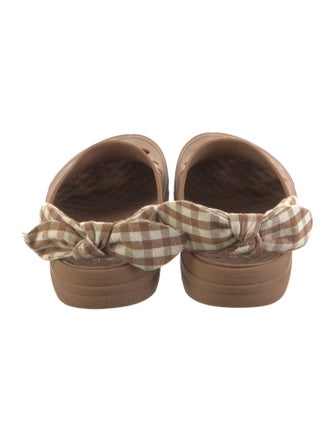 Loeffler Randall Rubber Bow Accents Slingback Flats