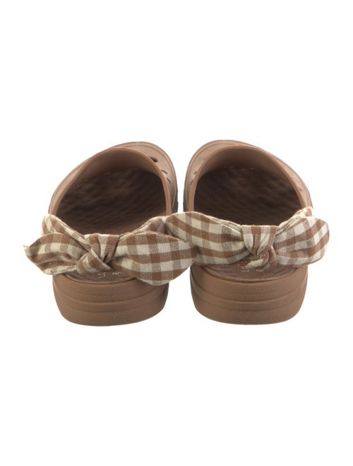 Loeffler Randall Rubber Bow Accents Slingback Flats