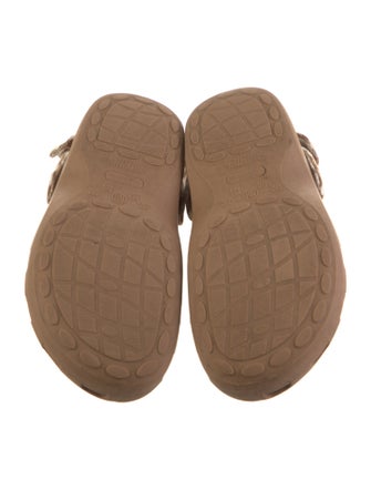 Loeffler Randall Rubber Bow Accents Slingback Flats