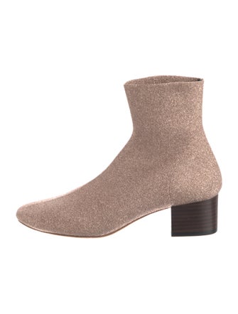 Loeffler Randall Glitter Accents Sock Boots