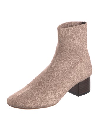 Loeffler Randall Glitter Accents Sock Boots