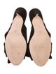 Loeffler Randall Suede Bow Accents Slides
