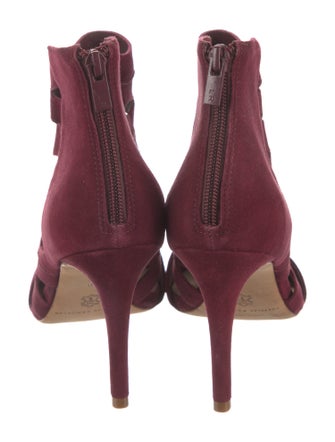 Loeffler Randall Suede Lace-Up Boots