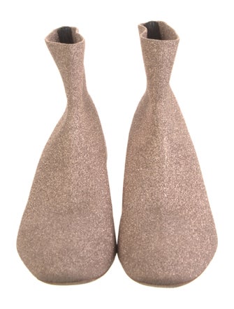 Loeffler Randall Glitter Accents Sock Boots