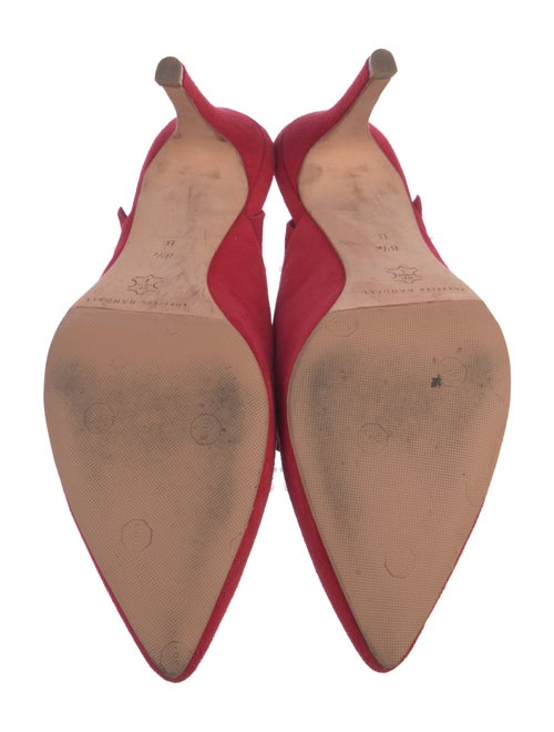 Loeffler Randall Suede Ruffle Embellishment Mules