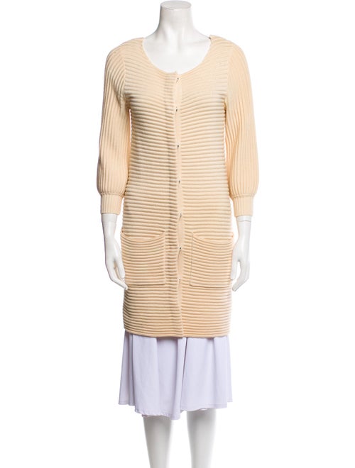 Loeffler Randall Merino Wool Striped Sweater